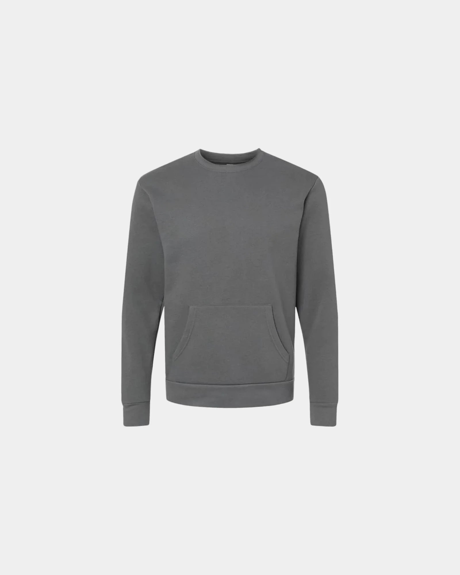 Custom pocket sweatshirt Next Level Santa Cruz fleece - Heavy Metal